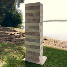 54 Piece 81cm Mega Outdoor Wooden Blocks Set