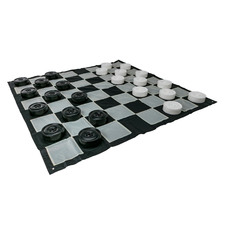 Giant Draughts Outdoor Checker Game Set