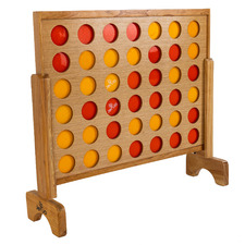 Natural Mega Connect 4-In-A-Row Game Set
