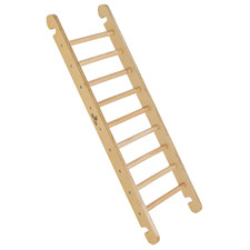 Jenjo Stained Hardwood Climbing Ladder