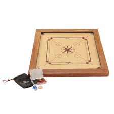 Natural Carrom Championship Board Game Set