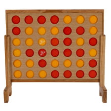 Natural Mega Connect 4-In-A-Row Game Set