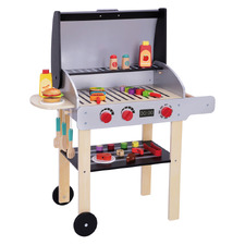 Tooky Toy Wooden Play BBQ Grill