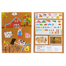 Kaper Kidz Farm Tap a Shape Activity Board