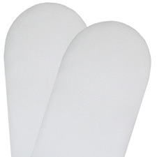 White Moses Cotton Pram Fitted Sheets (Set of 2)