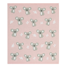 Living Textiles Koala Cotton Bassinet Blanket