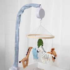 Living Textiles Wild Safari Musical Mobile