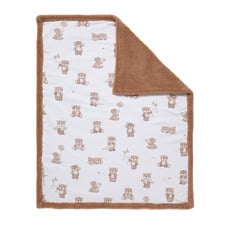 Living Textiles Cuddly Bear Organic Cotton Pram Blanket