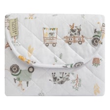 Living Textiles Tractor Ride Travel Change Mat