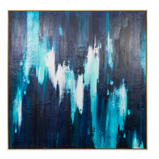 Melina 2 Hand Painted Small Framed Canvas Wall Art