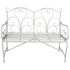 Adele Steel Garden Bench
