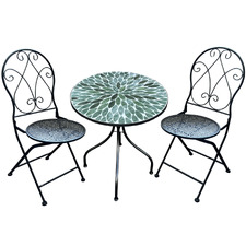 2 Seater Mosaic Athena Outdoor Bistro Set