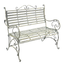 2 Seater Esther Steel Outdoor Garden Bench