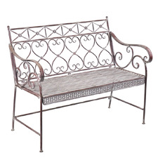 2 Seater Kaden Steel Garden Bench