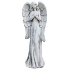 Seraph Praying Angel Fibrestone Garden Statue