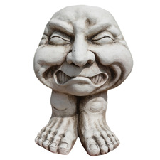 Jackson Head & Feet Fibrestone Garden Statue