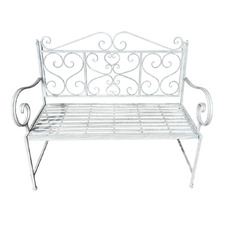 Saeriel Steel Garden Bench
