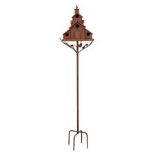 Vaelis Steel Birdhouse Garden Stake