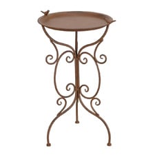 Lythera Steel Bird Bath & Feeder