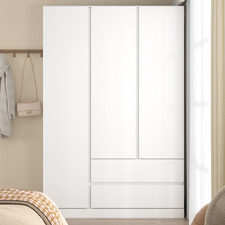 Alliona 3 Door 2 Drawer Wardrobe