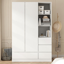 Alliona 2 Door 4 Drawer Wardrobe
