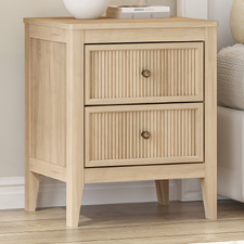 Perkins 2 Drawer Bedside Table