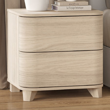 Severin 2 Drawer Bedside Table