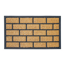 Block Woven Coir Doormat
