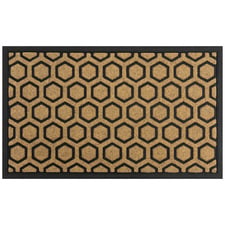 Honeycomb Faux Coir Doormat