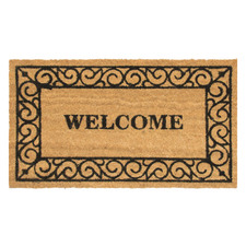 Natural Welcome Coir Doormat