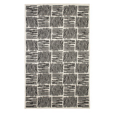 Checkered Aswan Flat Weave Rug