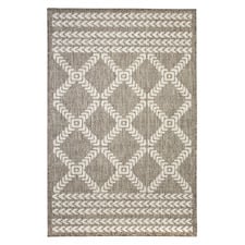 Brown Aswan Flat Weave Rug
