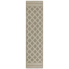 Brown Aswan Flat Weave Runner