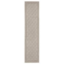 Grey Border Volos Flat Weave Runner