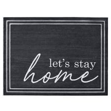Dark Grey Fleur Doormat