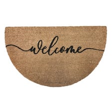 Thalia Half Round Coir Doormat