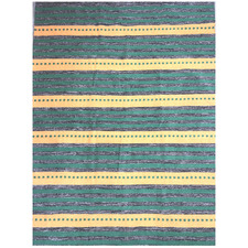 Keavy Flat Woven Cotton Kilim Rug