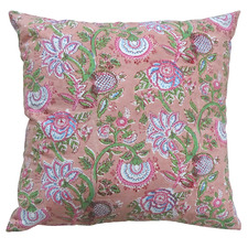 Lush Flowers Cotton Cushion