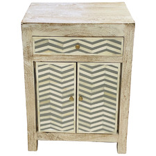Varya Mango Wood Bedside Table