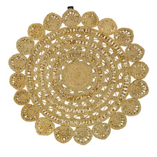 Circles Kerl Floral Jute Rug