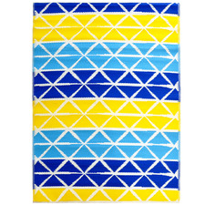 Aqua & Yellow Chatai Classic Outdoor Rug