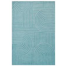 Cashmere Blue Unity Hand-Tufted Wool Rug