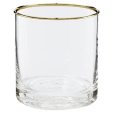 Clear Glass Decorative Vase