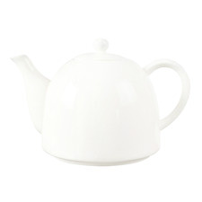 White 1.8L Porcelain Teapot