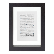 Black Pine Wood Photo Frame