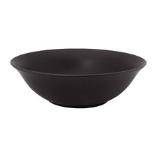 Matte Black 20cm Porcelain Bowl