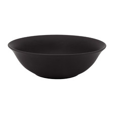 Matte Black 23cm Porcelain Bowl