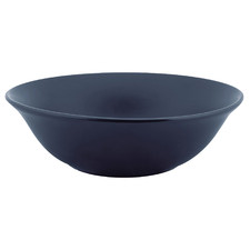 Matte Blue Porcelain Bowl