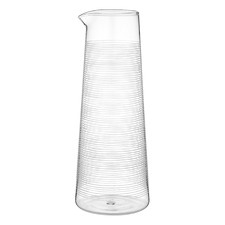 Linear Etched Clear 1.2L Glass Jug