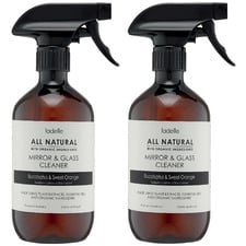 500ml Eucalyptus & Sweet Orange Mirror & Glass Cleaners (Set of 2)